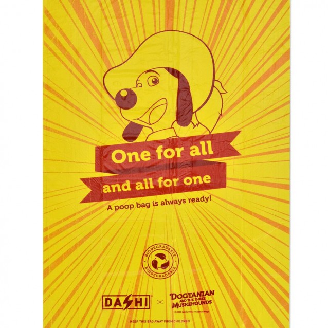 Dashi Dogtanian Refill Poop Bags With 4 Rolls 