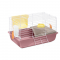 Imac Κλουβί Μικρών Ζώων Ronny 60 Dark Pink 60,5×40,5x36cm