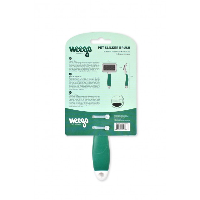Weego Pet Slicker Brush Βούρτσα Χτενίσματος Small 8,5x17cm