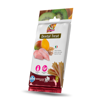 Farmina N&D Tropical Canine Dental Treat With Chicken & Tropical Fruits Adult Medium/Maxi 110gr