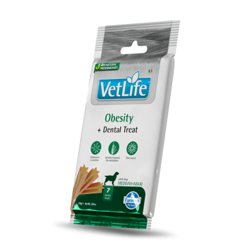 Farmina Vet Life Canine Dental Treat Obesity Adult Medium/Maxi 110gr