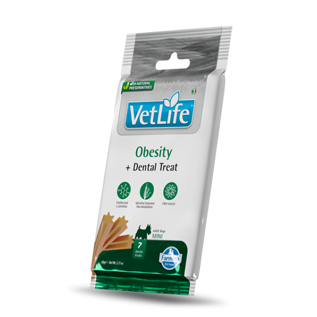 Farmina Vet Life Canine Dental Treat Obesity Adult Mini 60gr