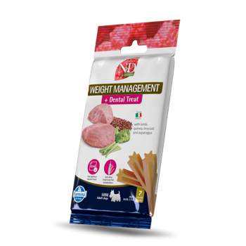 Farmina N&D Quinoa Canine Dental Treat Weight Management Adult Mini 60gr