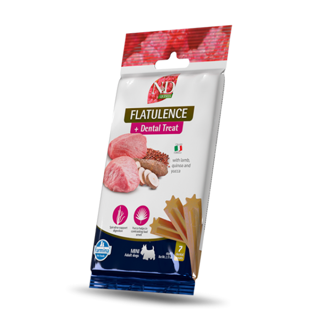 Farmina N&D Quinoa Canine Dental Treat Flatulence Adult Mini 60gr