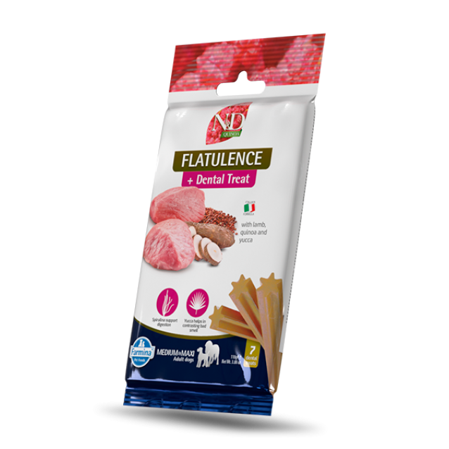 Farmina N&D Quinoa Canine Dental Treat Flatulence Adult Medium/Maxi 110gr