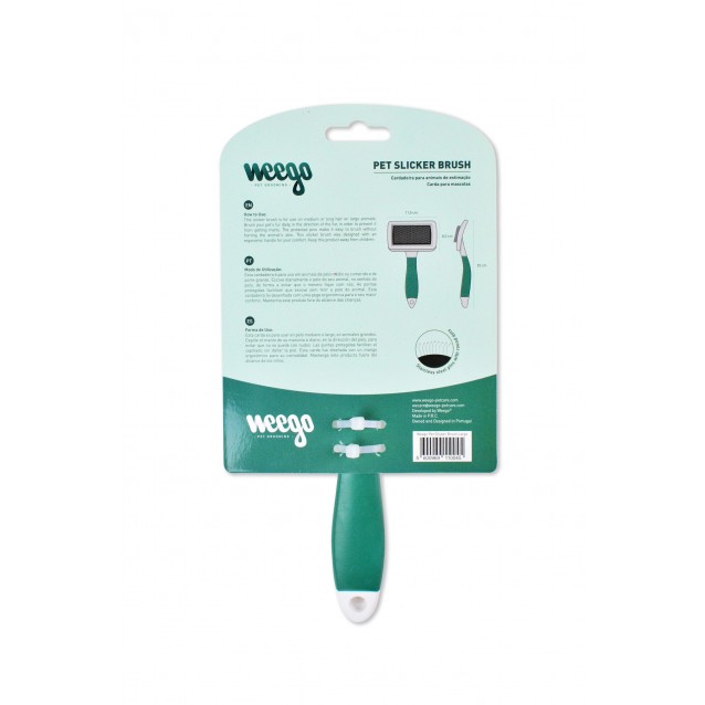 Weego Pet Slicker Brush Βούρτσα Χτενίσματος Large 11,5x20cm
