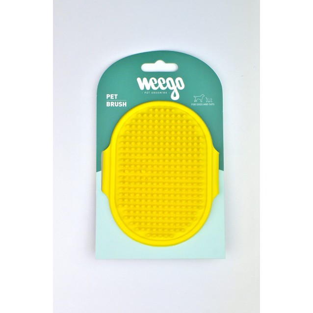 Weego Pet Brush Βούρτσα Χτενίσματος Yellow