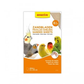 Benelux Sanded Sheets Small 8pcs 21x35cm