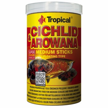 Tropical Cichlid & Arowana Medium Sticks 1000ml