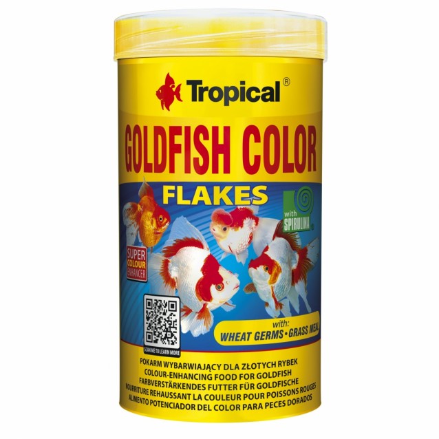 Tropical Goldfish Colour Flakes 250ml/50gr Tropical Goldfish Colour Flakes 250ml/50gr