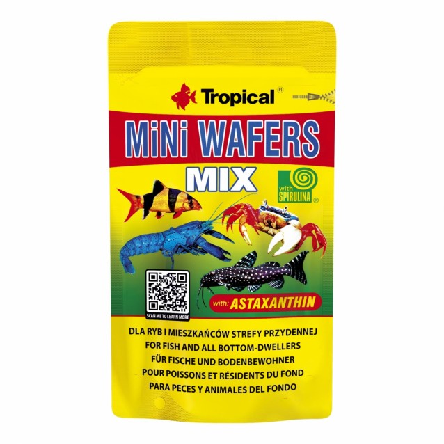 Tropical Mini Wafers Mix Doypack 18gr
