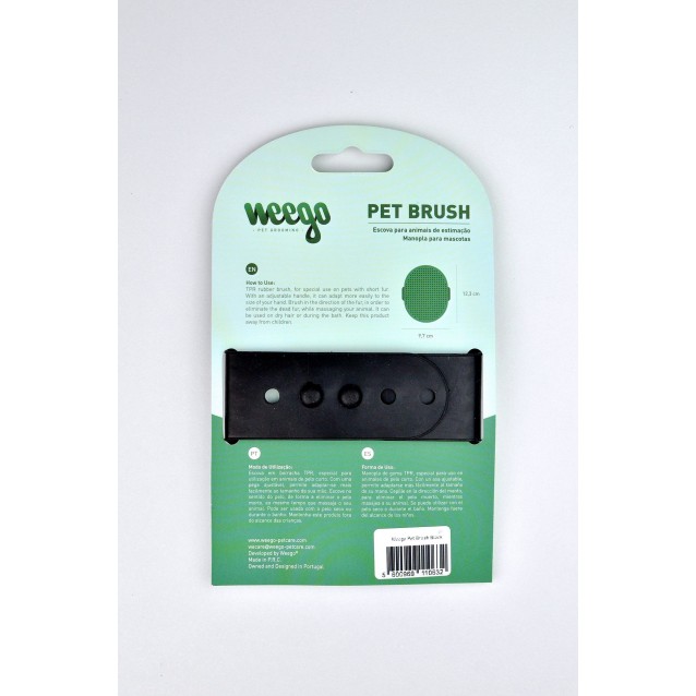 Weego Pet Brush Βούρτσα Χτενίσματος Black