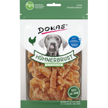 Dokas Λιχουδιές Σκύλου Diced Chicken Breast 70gr