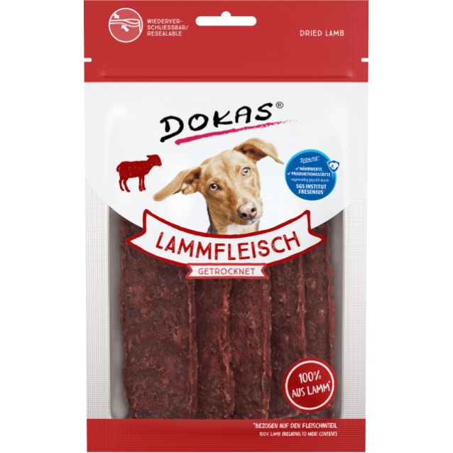 Dokas Λιχουδιές Σκύλου Dried Lamb Sliced 70gr
