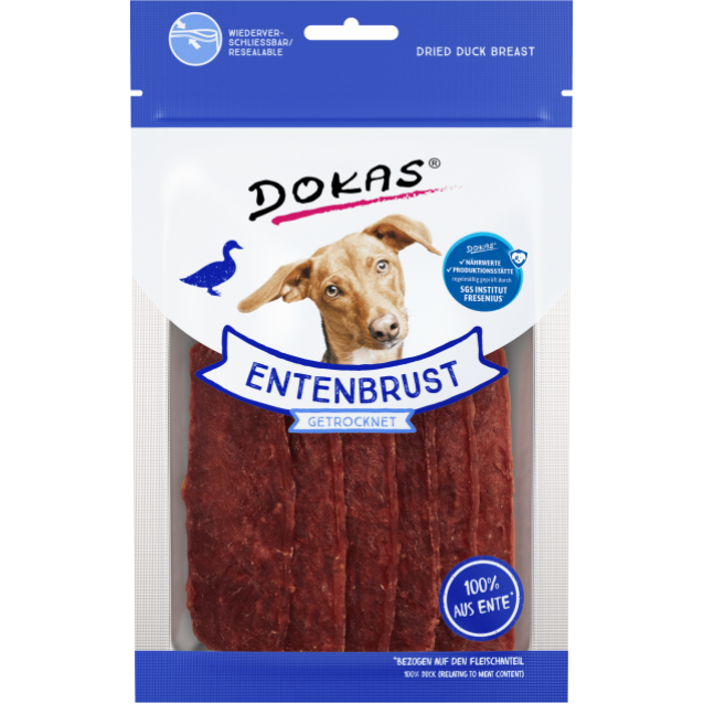 Dokas Λιχουδιές Σκύλου Dried Duck Breast Sliced 70gr