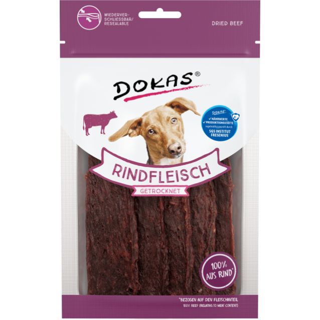 Dokas Λιχουδιές Σκύλου Dried Beef Sliced 70gr
