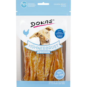 Dokas Λιχουδιές Σκύλου Chicken Breast Strips 70gr
