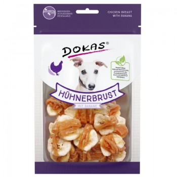 Dokas Λιχουδιές Σκύλου Dried Chicken Breast With Banana 70gr