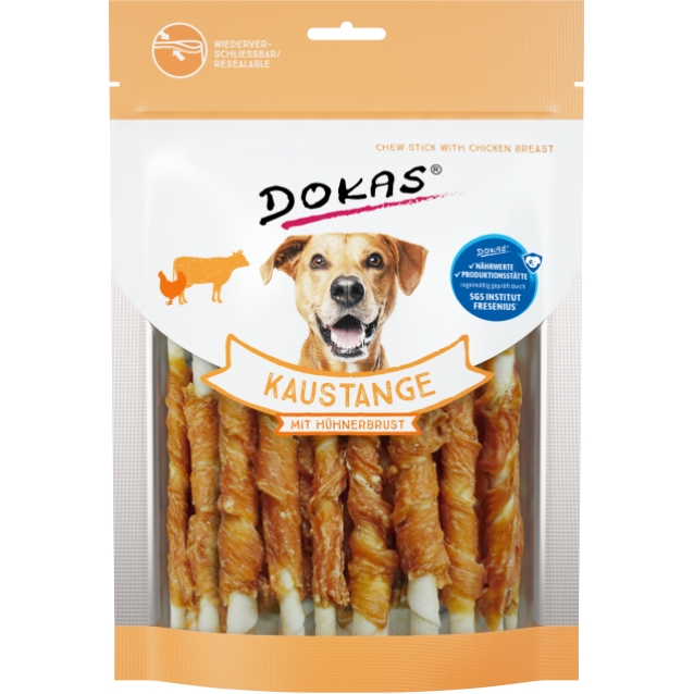 Dokas Λιχουδιές Σκύλου Chew Stick With Chicken Breast 200gr