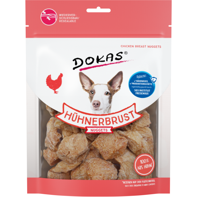 Dokas Λιχουδιές Σκύλου Chicken Breast Nuggets 110gr