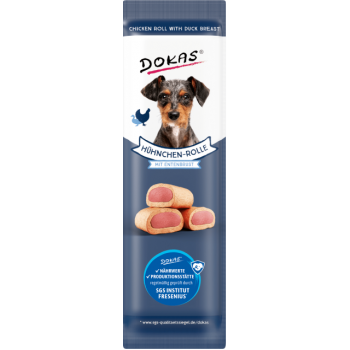 Dokas Λιχουδιές Σκύλου Chicken Roll With Duck 10gr