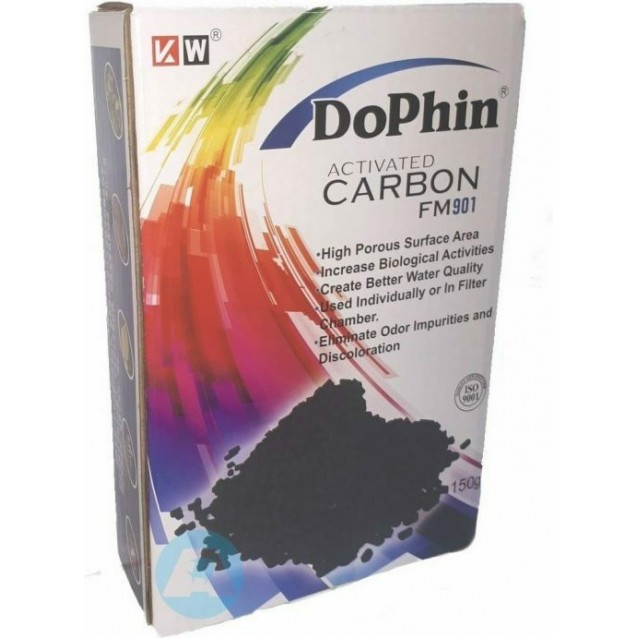 Dophin Activated Carbon Υλικό Φίλτρου Με Ενεργό Άνθρακα FM901 150gr