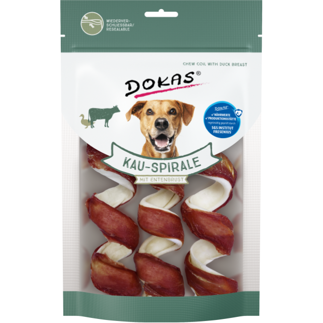 Dokas Λιχουδιές Σκύλου Chew Coil With Duck Breast 110gr
