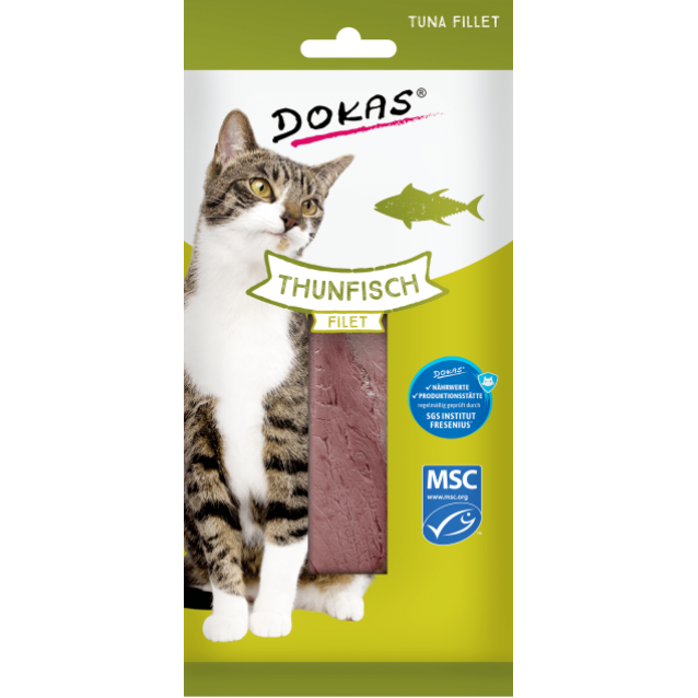 Dokas Λιχουδιές Γάτας Tuna Fillet 22gr