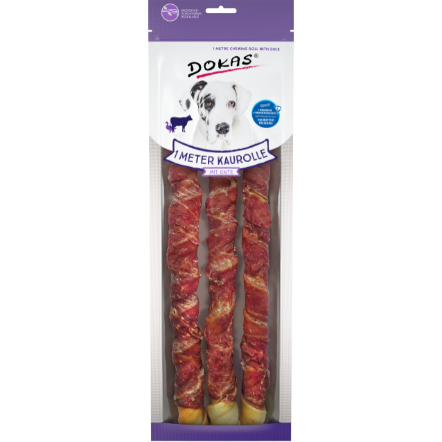 Dokas Λιχουδιές Σκύλου Chew Roll With Duck 1m 315gr
