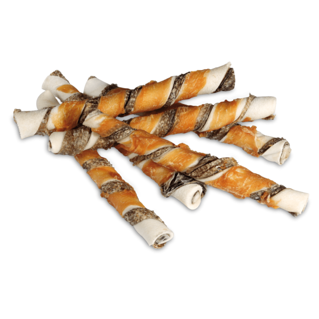Dokas Λιχουδιές Σκύλου Chew Stick With Chicken Breast & Fish Skin 170gr