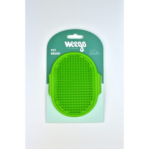 Weego Pet Brush Βούρτσα Χτενίσματος Green