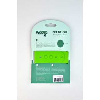 Weego Pet Brush Βούρτσα Χτενίσματος Green