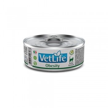 Farmina Vet Life Natural Diet Cat Obesity Wet Food 85gr