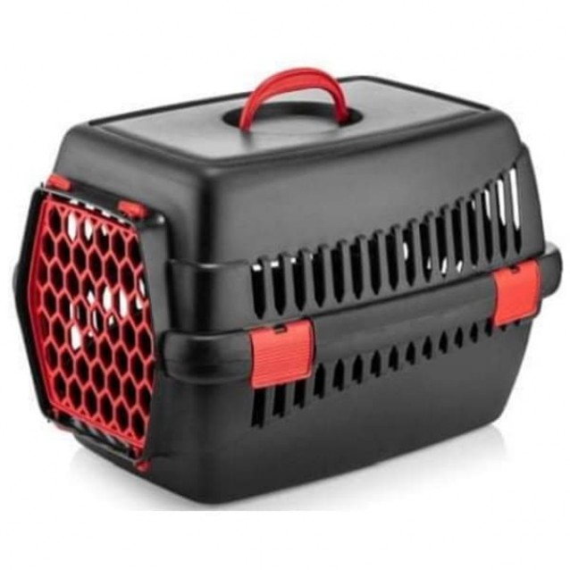 Zampa Κλουβί Μεταφοράς Zoro Κόκκινο No2 55 x 37 x 36cm