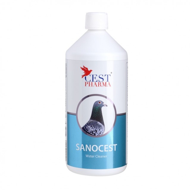 Cest Pharma Sanocest Water Cleaner Απολυμαντικό Νερού Για Περιστέρια 1000ml