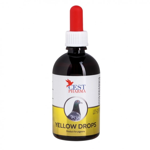 Cest Pharma Yellow Drops Συμπλήρωμα Κατά Της Τριχομονάδας Για Περιστέρια 100ml