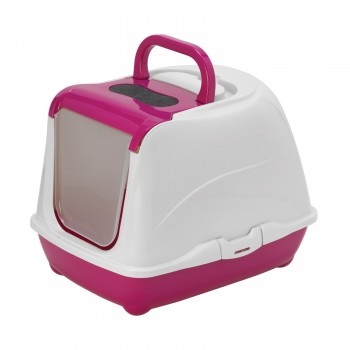 Moderna Flip Cat 50 Large Τουαλέτα Γάτας Ροζ 50,2×38,8×37,7cm