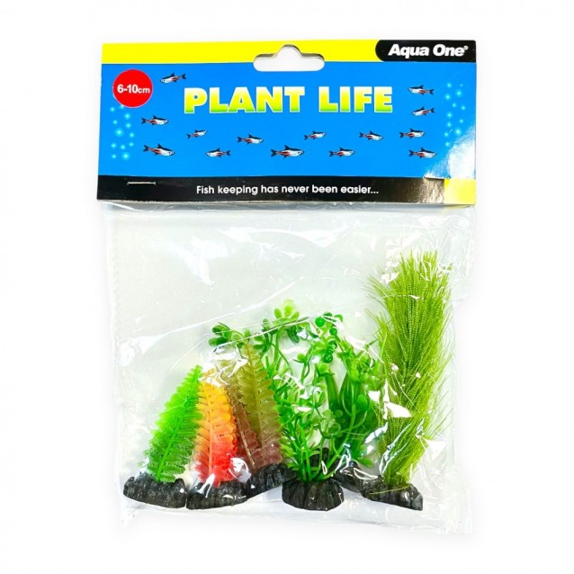 Aqua One Διακοσμητικά Φυτά Ενυδρείου 6-10cm Assorted Stem 6pcs