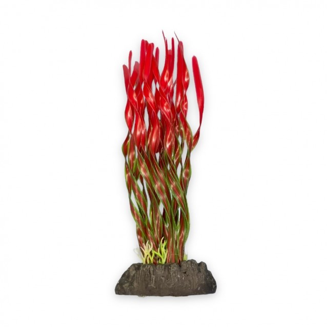 Aqua One Πλαστικό Φυτό Ενυδρείου Corkscrew Val Red 20cm