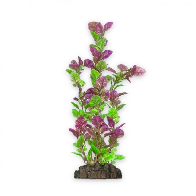 Aqua One Πλαστικό Φυτό Ενυδρείου Purple Green Pennywort 30cm