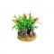 Aqua One Διακοσμητικό Ενυδρείου Flowering Crassicaulis on Rock Red/Green 14x9x10cm