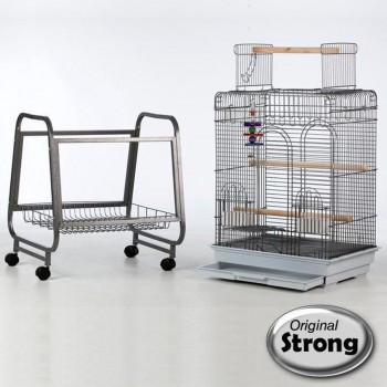 Benelux Strong Κλουβί Μεσαίου Παπαγάλου Aurelia με Βάση 56x43x154cm