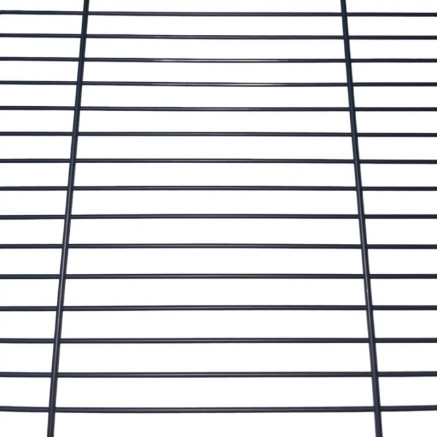 Pet Κλουβί Μεσαίο 52x41x71cm +Συρτάρι 1130B Μαύρο