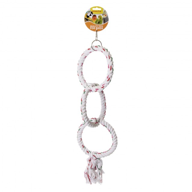 Benelux Rope Ring Triple, Κούνια για Παπαγάλους 15.5x60cm