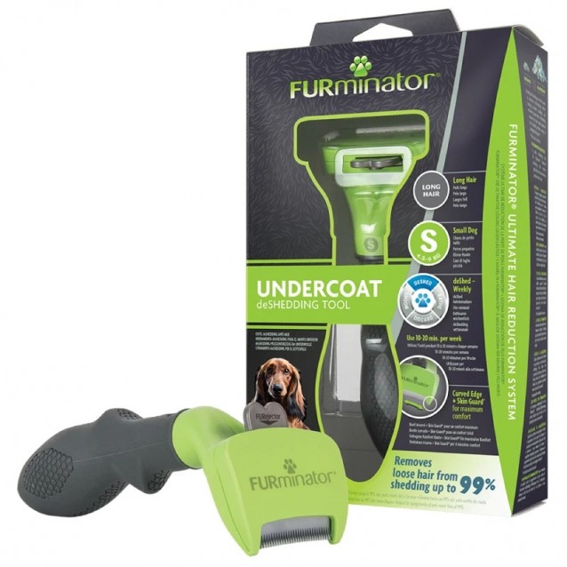 Furminator Βούρτσα Για Μακρύτριχους Σκύλους – Small