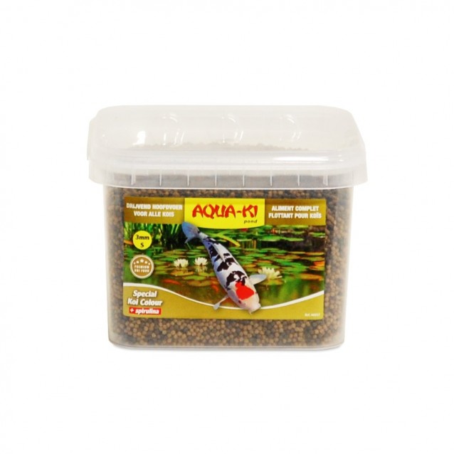 Aqua-ki Τροφή Koi Colour 3mm Κουβάς 3,5lt/1,33kg Aqua-ki Τροφή Koi Colour 3mm Κουβάς 3,5lt/1,33kg