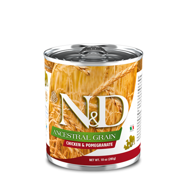 Farmina N&D Ancestral Grain Canine Adult Chicken & Pomegranate 285gr