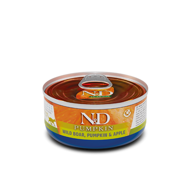 Farmina N&D Grain Free Pumpkin Feline Adult Boar & Apple 70gr