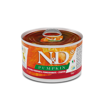 Farmina N&D Grain Free Pumpkin Canine Puppy Chicken Starter 140gr