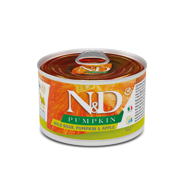 Farmina N&D Grain Free Pumpkin Canine Adult Boar & Apple 140gr